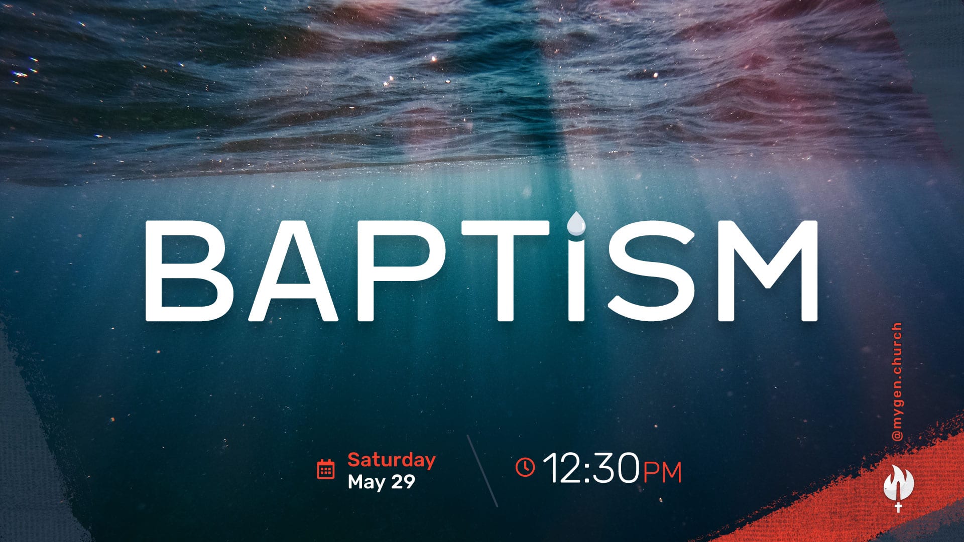 Baptism at MyGeneration Church on May 29, 2021