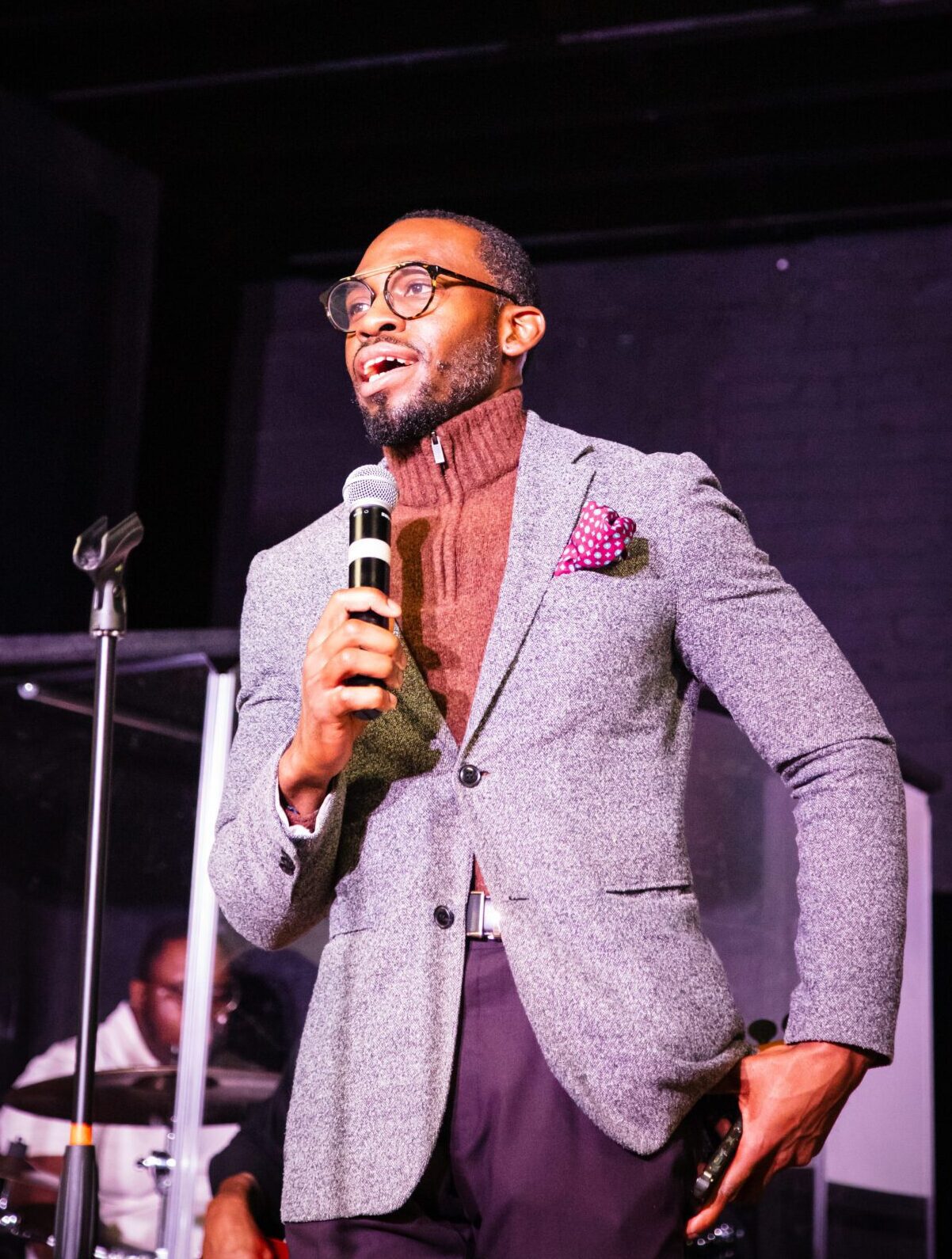 Pastor Michael Polite came to speak for our grand re-opening in April 2019.