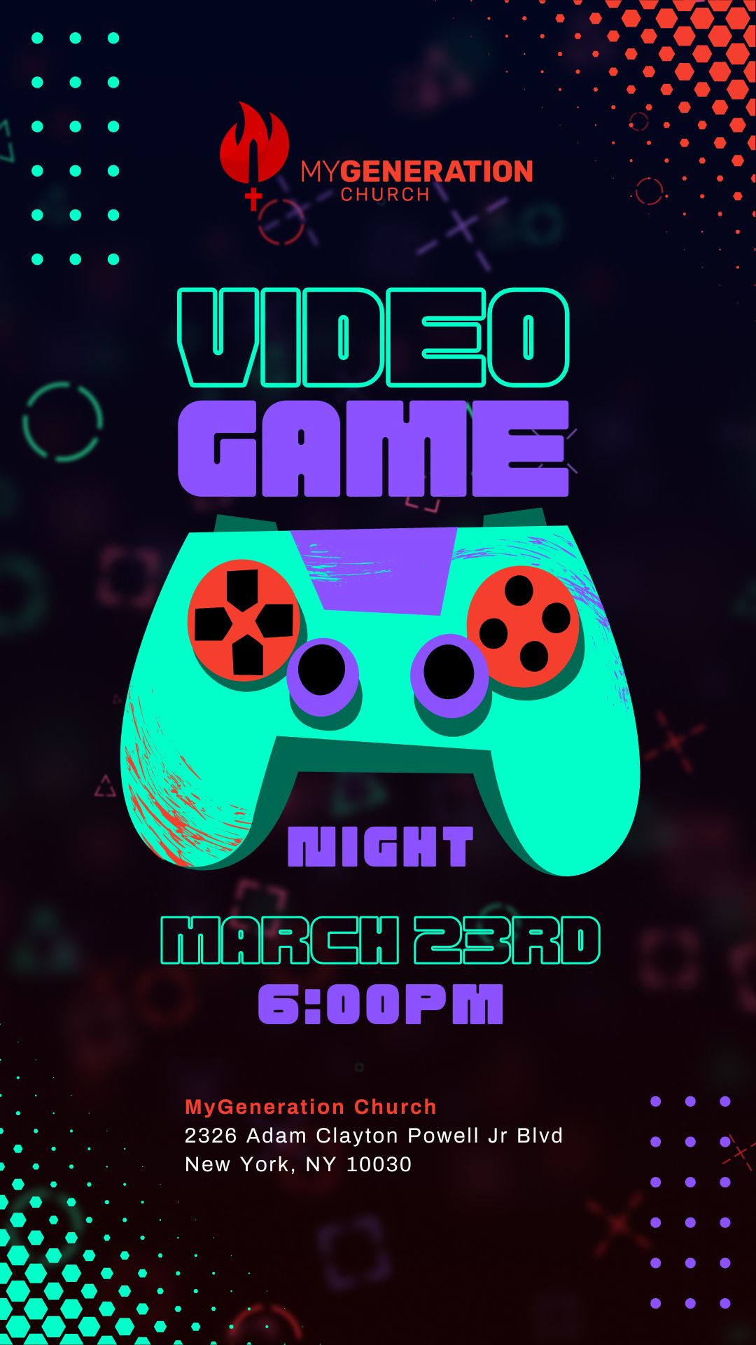 Video Game Night at MyGeneration Church