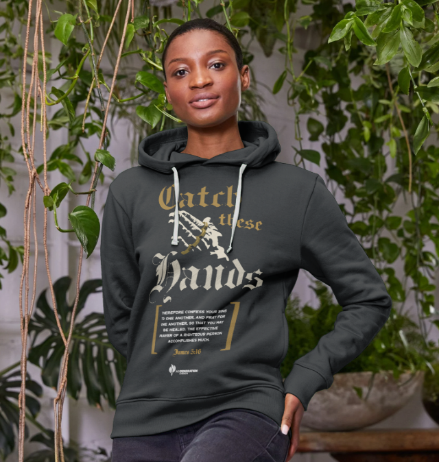 Catch These Hands - Womens Pullover Hoodie